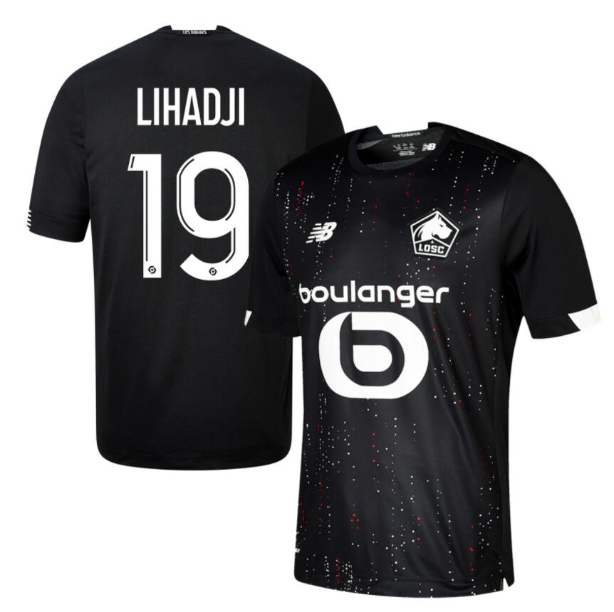 LOSC Lille Away Kit Soccer Jersey LIHADJI #19 2020/21